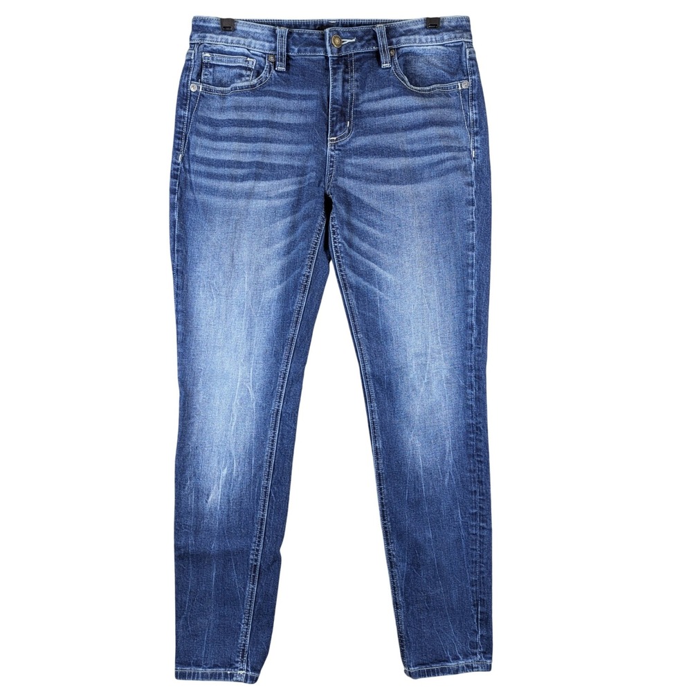 Miss Me Ankle Skinny Jeans Distressed Denim Standard Fit Women's 29 (Fits 29x27) - Picture 2 of 11